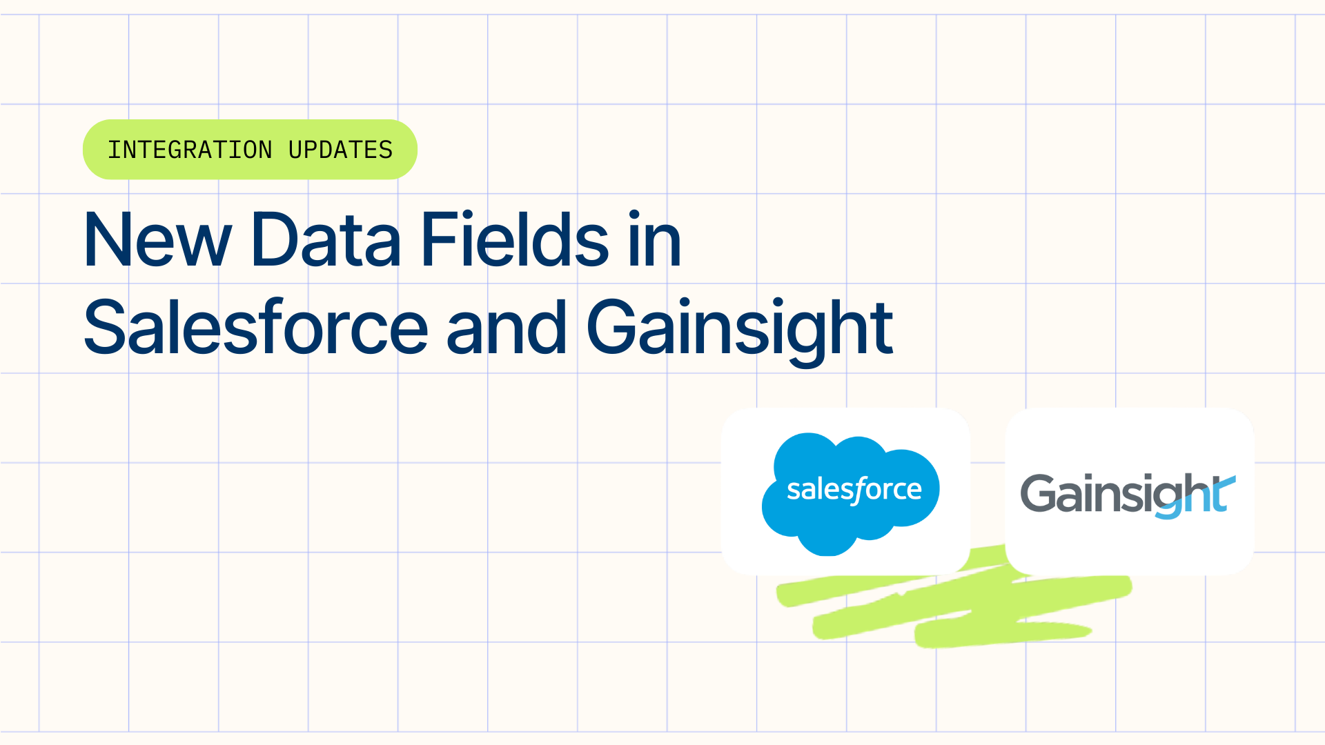 New Data Fields in Salesforce & Gainsight Integrations
